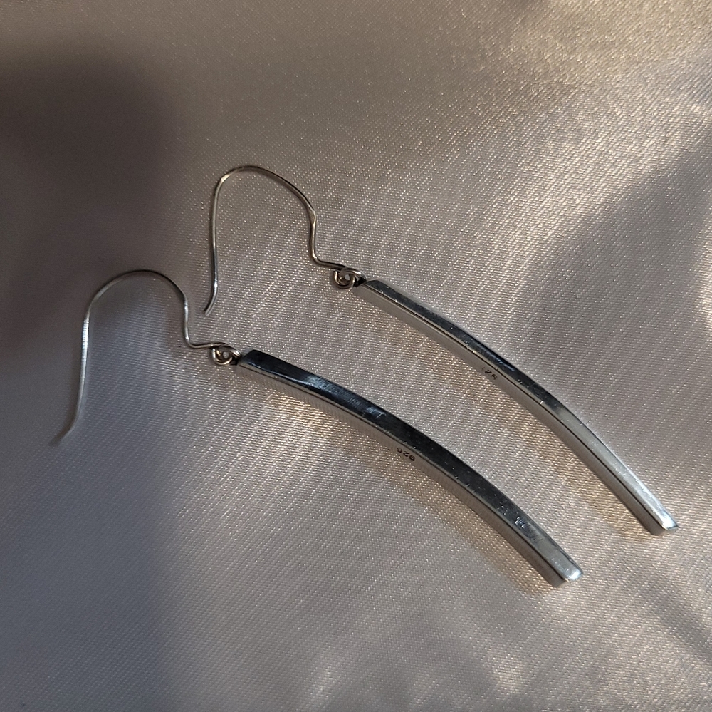NWOT Solid Silver Earrings